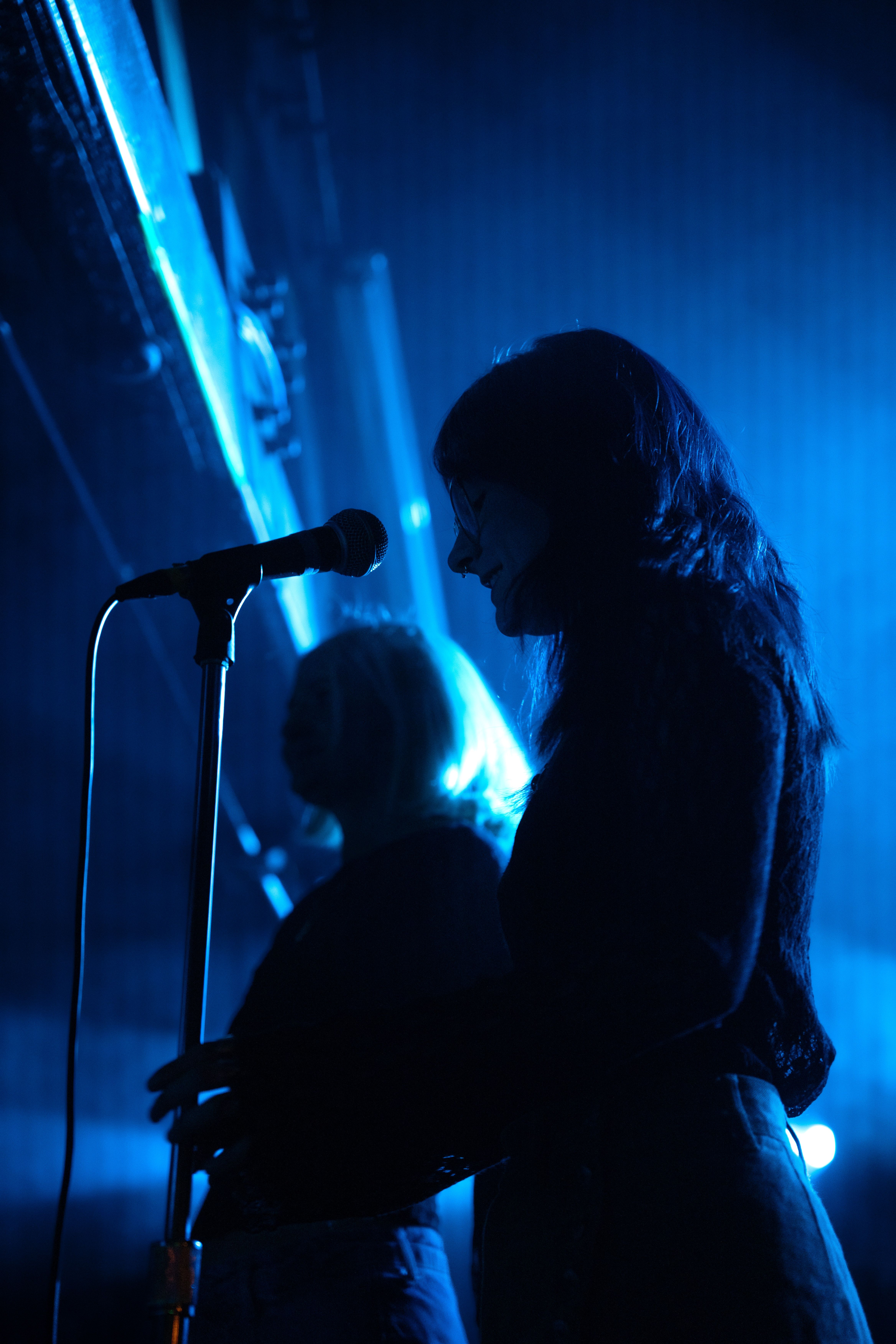 Band playing on stage.