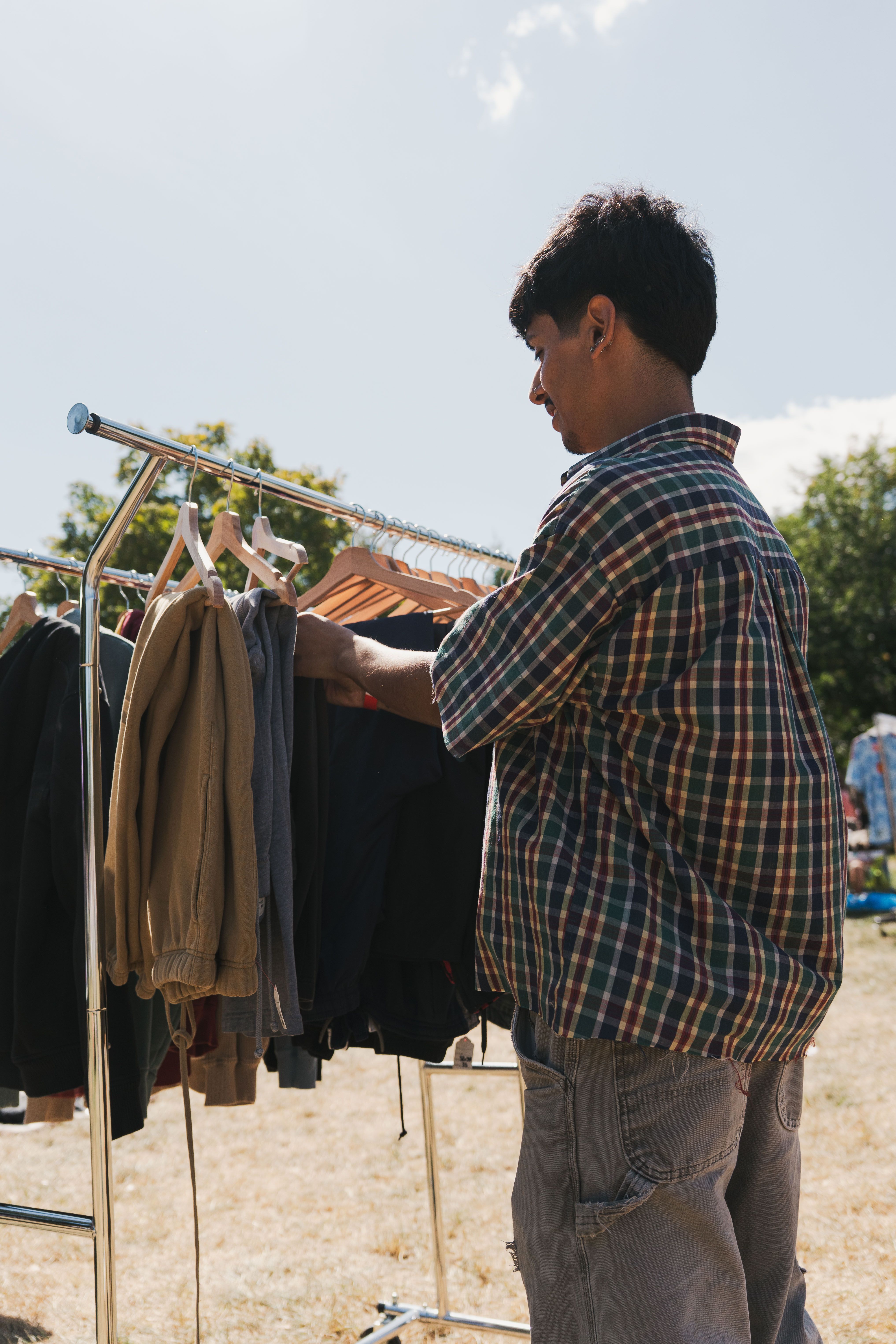 A person lying on snow-covered ground.