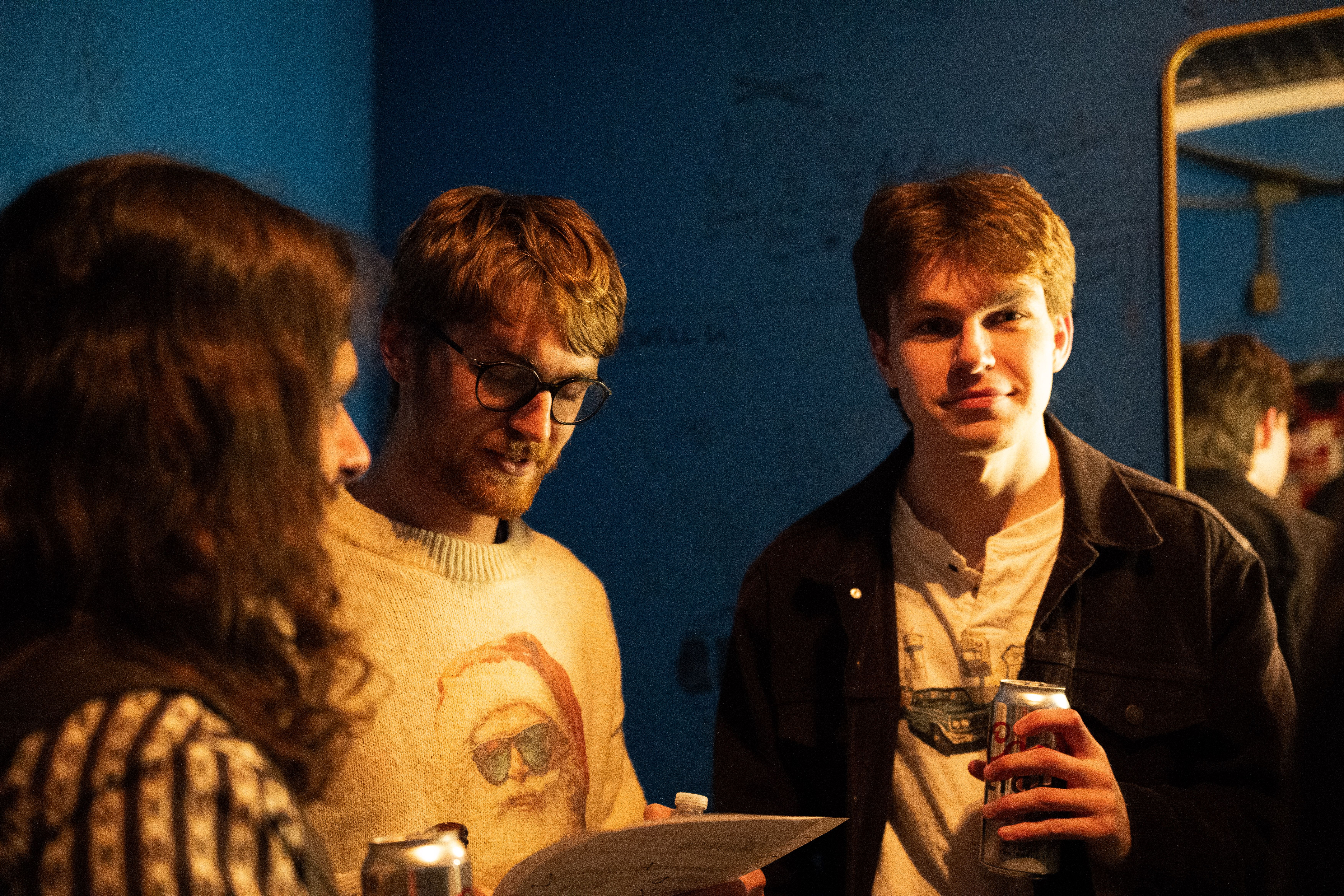 Band playing on stage.